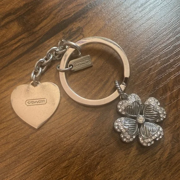 Coach Retired Heart Bag Charm - Picture 2 of 4